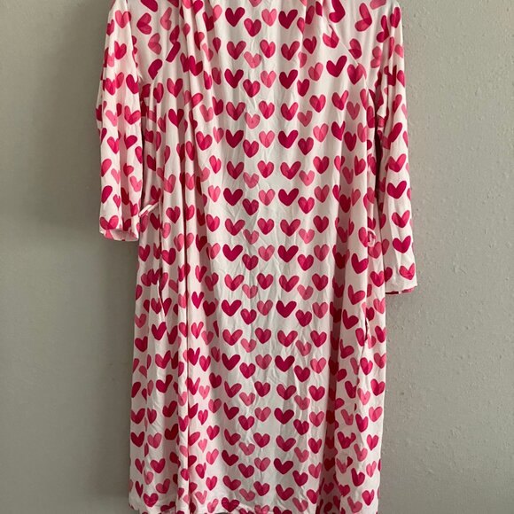 Bumblebella by Jill Martin Dreamy Jersey Spa Robe - Pink (Sz XL) a640441 - Picture 3 of 5